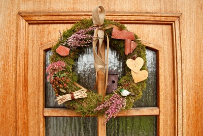 How to make an autumn wreath