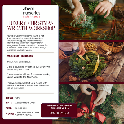 Luxury Christmas Wreath Workshop